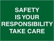SAFETY IS YOUR RESPONSIBILITY TAKE CARE – Part No. E 248